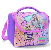 Coral High Pembe Mor Fashion Girl Isı Yalıtımlı Beslenme Çantası - Kız Çocuk thumbnail 1