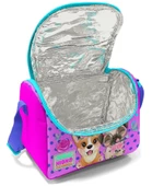 Coral High Dört Bölmeli Kız Çocuk Okul Sırt Çantası ve Beslenme Seti - Pembe Köpek thumbnail 3