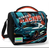 Coral High Siyah Nefti Yarış Arabası Isı Yalıtımlı Beslenme Çantası - Erkek Çocuk thumbnail 1