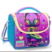 Coral High Pembe Turkuaz Kulaklık Paten Isı Yalıtımlı Beslenme Çantası - Kız Çocuk thumbnail 1