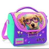 Coral High Sarı Pembe Sevimli Köpek Isı Yalıtımlı Beslenme Çantası - Kız Çocuk thumbnail 1