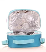 Kaukko Kids Isı Yalıtımlı Erkek Çocuk Turkuaz Dinazor Beslenme Çantası thumbnail 2