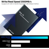 Hiksemi Elite 7S 1TB 2000MB/s Taşınabilir SSD HS-ESSD-Elite7S 1T - 5