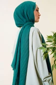 Piliseli Pamuk Şal Zümrüt thumbnail 3