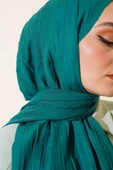 Piliseli Pamuk Şal Zümrüt thumbnail 4