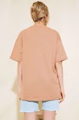 Oversize Basic T-shirt Latte - 3