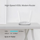 Tp-Link TD-W9950 300 Mbps Kablosuz N VDSL/ADSL/Fiber Modem Router - 4