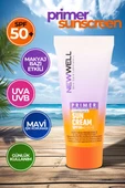 New Well Makyaj Bazı Güneş Kremi 50 SPF+ Aydınlatıcı Etkili Primer Sunscreen - 2