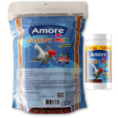 Amore Goldy Mix %37 Yüksek Protein 250 gr Easy-Fill-Pack ve 125 ml Granül Japon Balık Yemi - 1
