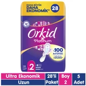 Orkid Platinum Uzun Ped 28x5 140 Adet thumbnail 1