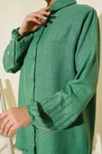 Kolları Taşlı Keten İkili Takım Yeşil thumbnail 4
