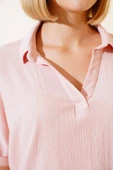 Fakir Kol Bürümcük Bluz Pudra thumbnail 4