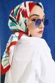 Fırca Desen Eşarp Kiremit - 1