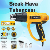 Sgs5215 Sıcak Hava Tabancası 2000W - 2