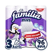 Familia Plus Parfümlü Tuvalet Kağıdı 96 Rulo (32 Rulo x 3 Paket) - 1