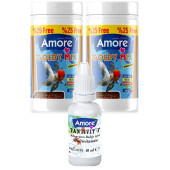 Amore Mix Green Algae Granules 2x125ml Japon Balığı Yemi, 30cc multivitamin - 1