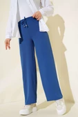 Ayrobin Bel Lastikli Pantolon İndigo - 2