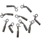 Angel Çanta Aksesuar 7 mm Kancalı Kovan Füme Renk 10 Adet - 1