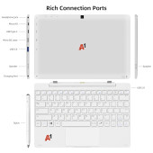 Onda OliverBook Intel PENTİUM N5030 (4 ÇEKİDEK) 8gb Ram 128GB SSD 10.1'' Fullhd IPS Dokunmatik Tablet Pc WİN11 Pro - 6