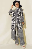 Salaş Kimono Takım Siyah Desenli - 1