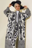 Salaş Kimono Takım Siyah Desenli - 2