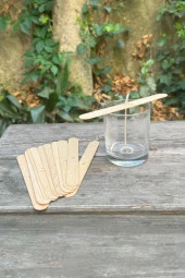 Ahşap İp Fitil Tutucu 30 Adet thumbnail 2