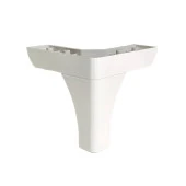 4 Adet Bella Ayak Mobilya Koltuk Çekyat Ayağı 14 cm Aytaşı-Krem - 5