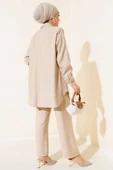 Cepleri Taşlı Tensel İkili Takım Bej thumbnail 3