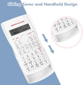Valkyrie Dexin 240 Fonksiyonlu Çift Satır Bilimsel Hesap Makinesi Beyaz - 8