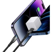 Baseus Glimmer Series 20W 100 cm Type-C To Lightning Şarj Kablosu Siyah thumbnail 7