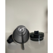 Stainless Steel Pipetli Yandan Tutmalı  0.89 Lt Seyahat Termosu - 3