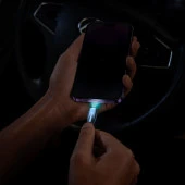 Baseus Glimmer Series 20W 100 cm Type-C to Lightning Şarj Kablosu Mavi - 6