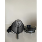 Stainless Steel Pipetli Yandan Tutmalı  0.89 Lt Seyahat Termosu - 3