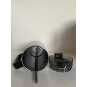 Stainless Steel Pipetli Yandan Tutmalı  0.89 Lt Seyahat Termosu - 3