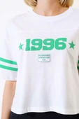1996 Baskılı T-shirt Beyaz thumbnail 4