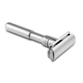 Valkyrie Metal Ayarlanabilir Manuel Geleneksel Tıraş Aleti Makinası 5 Jilet 6 Kademe Gümüş - 8