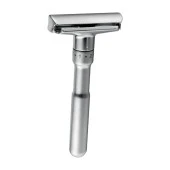 Valkyrie Metal Ayarlanabilir Manuel Geleneksel Tıraş Aleti Makinası 5 Jilet 6 Kademe Gümüş - 9