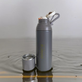 Yüksek Yalıtımlı Paslanmaz Çelik Bardaklı Sıcak/Soğuk 700 ML Termos - 2