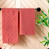 Schafer Home Solid 2 li Kurulama Bezi 40x60 Cm-Mercan - 1