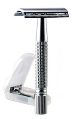 Valkyrie Paslanmaz Çelik Kutulu Manuel Geleneksel Traş Aleti Makinesi 5 Jilet - 4