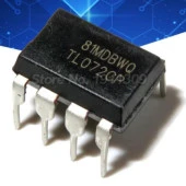 TL 072CP DIP-8 Entegre Devre thumbnail 1