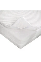 sleepnice Tek Kişilik Lastikli Ortopedik Yatak Pedi Aloe Vera Kumaş - 1