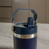 Charcoal Flip Straw Çift Duvar Yalıtımlı Paslanmaz Çelik  0.89 Lt  Pipetli Termos - 3