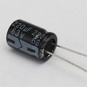 220 MF 63 V Kondansatör thumbnail 2
