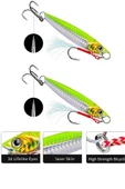 Jig Yem 2 Adet Rapala Lures Yapay Yem Suni yem 21Gr 7cm Lrf Spin Avı Yem Asist KancalıYem - 1