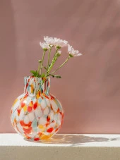 The Mia Colored Cam Vazo 21x26 cm VZO0063 - 2