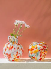 The Mia Colored Cam Vazo 21x26 cm VZO0063 - 3