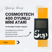 Cosmostech Sup Game Box Plus 400 Oyunlu Taşınabilir Mario Oyunlu Retro El Atarisi Siyah thumbnail 9