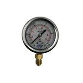 Manometre Gliserinli Alttan Çıkışlı Q63 - 0 - 2.5 Bar 1/4 thumbnail 1