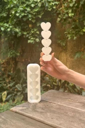 Kalp Şerit Silikon Mum Kalıbı thumbnail 2